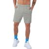 Champion Mens 7″ and 10″ Sport Shorts, Standard Fit, Lightweight, Moisture Wicking, Available in Regular and Big & Tall(Oxford Gray)