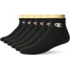 Champion Men’s Ankle Socks (6-Pack)(Black – 6 Pack)