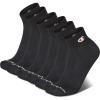 Champion Men’s Ankle Socks (6-Pack)(Black)