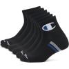 Champion Men’s Ankle Socks (6-Pack)(Black Cuff Logo)