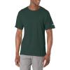 Champion Men’s Classic Everyday Soft, Comfortable T-Shirt (Regular or Big & Tall)(Dark Green – C Logo)