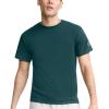 Champion Men’s Classic Everyday Soft, Comfortable T-Shirt (Regular or Big & Tall)(Emerald Allure – C Logo)