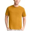 Champion Men’s Classic Everyday Soft, Comfortable T-Shirt (Regular or Big & Tall)(Honey Mustard Yellow – C Logo)