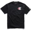 Champion Men’s Classic Short Sleeve T-Shirt, Standard Fit, Available in Regular and Big & Tall(Black)