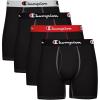 Champion Men’s Everyday Cotton Stretch- 4 Pack(Black – 4 Pack)