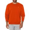 Champion Men’s Fleece Midweight Crewneck Sweatshirt (Reg. Or Big & Tall)(Spicy Orange C Logo)