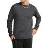 Champion Men’s Long Sleeve T-shirt, Classic T-shirt for Men (Reg. Or Big & Tall)(Granite Heather)