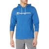 Champion Men’s Long Sleeve T-shirt Hoodie (Retired Colors)(Shield Blue Script)