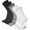 Champion Men’s Moisture-wicking Athletic Crew Socks with Cushioning & Arch Support(Assorted)