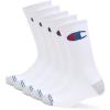 Champion Men’s Moisture-wicking Athletic Crew Socks with Cushioning & Arch Support(White Cuff Logo)
