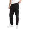 Champion Men’s Pants, Everyday Cotton, Lightweight Lounge, Knit Pants for Men (Reg. Or Big & Tall)(Black – C Patch Logo)
