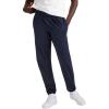 Champion Men’s Pants, Everyday Cotton, Lightweight Lounge, Knit Pants for Men (Reg. Or Big & Tall)(Navy – C Patch Logo)