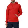 Champion Men’s Pullover Fleece Hoodie, Midweight, C Logo (Reg. Or Big & Tall)(Team Red Scarlet)