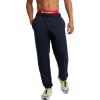 Champion Men’s Sweatpants, Fleece, Comfortable Relaxed-bottom Pants for Men (Reg. Or Big & Tall)(Navy – C Patch Logo)