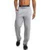 Champion Men’s Sweatpants, Fleece, Open-bottom Sweatpants for Men (Reg. Or Big & Tall)(Oxford Gray – C Patch Logo)