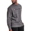 Champion Men’s Sweatshirt, Fleece Midweight Crewneck Sweatshirt (Reg. Or Big & Tall)(Granite Heather Script)