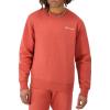 Champion Men’s Sweatshirt, Fleece Midweight Crewneck Sweatshirt (Reg. Or Big & Tall)(Picante Pink Small Script)