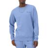 Champion Men’s Sweatshirt, Fleece Midweight Crewneck Sweatshirt (Reg. Or Big & Tall)(Plaster Blue Small Script)