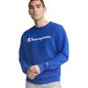 Champion Men’s Sweatshirt, Fleece Midweight Crewneck Sweatshirt (Reg. Or Big & Tall)(Surf the Web – Classic Script Logo)