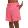 Champion Mens Swim Trunks with Mesh Liner, 7″ Inseam Quick Drying Mens Bathing Suit, Board Shorts for Swimming and Beach(Coral)