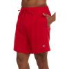 Champion Mens Swim Trunks with Mesh Liner, 7″ Inseam Quick Drying Mens Bathing Suit, Board Shorts for Swimming and Beach(Red)