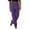 Champion Womens Cinched-Bottom Fleece Sweatpants, Oversized Fit, Midweight(Pop Art Purple)