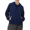 Champion Women’s Pullover Fleece Hoodie, Loose Fit, Midweight, Script Logo(Athletic Navy)