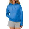 Champion Women’s Pullover Fleece Hoodie, Loose Fit, Midweight, Script Logo(Blue Jay)