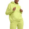 Champion Women’s Pullover Fleece Hoodie, Loose Fit, Midweight, Script Logo(Frozen Lime Script)