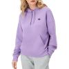 Champion Women’s Pullover Fleece Hoodie, Loose Fit, Midweight, Script Logo(Lavish Lavender C Logo)