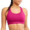 Champion Women’s Sports Bra, High-Impact Compression, Moisture Wicking(Fantastic Fuchsia)