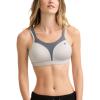 Champion Womens Sports Bra, High-Impact, Maximum Support, Breathable, Moisture Wicking(Oxford Heather/Medium Gray)