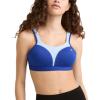 Champion Womens Sports Bra, High-Impact, Maximum Support, Breathable, Moisture Wicking(Surf the Web/Ocean Front Blue)