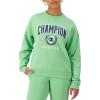 Champion Women’s Sweatshirt, Fleece, Crewneck Sweatshirt, Warm Sweatshirt for Women (Plus Size Available)(Spring Green Champion Athletic Club)