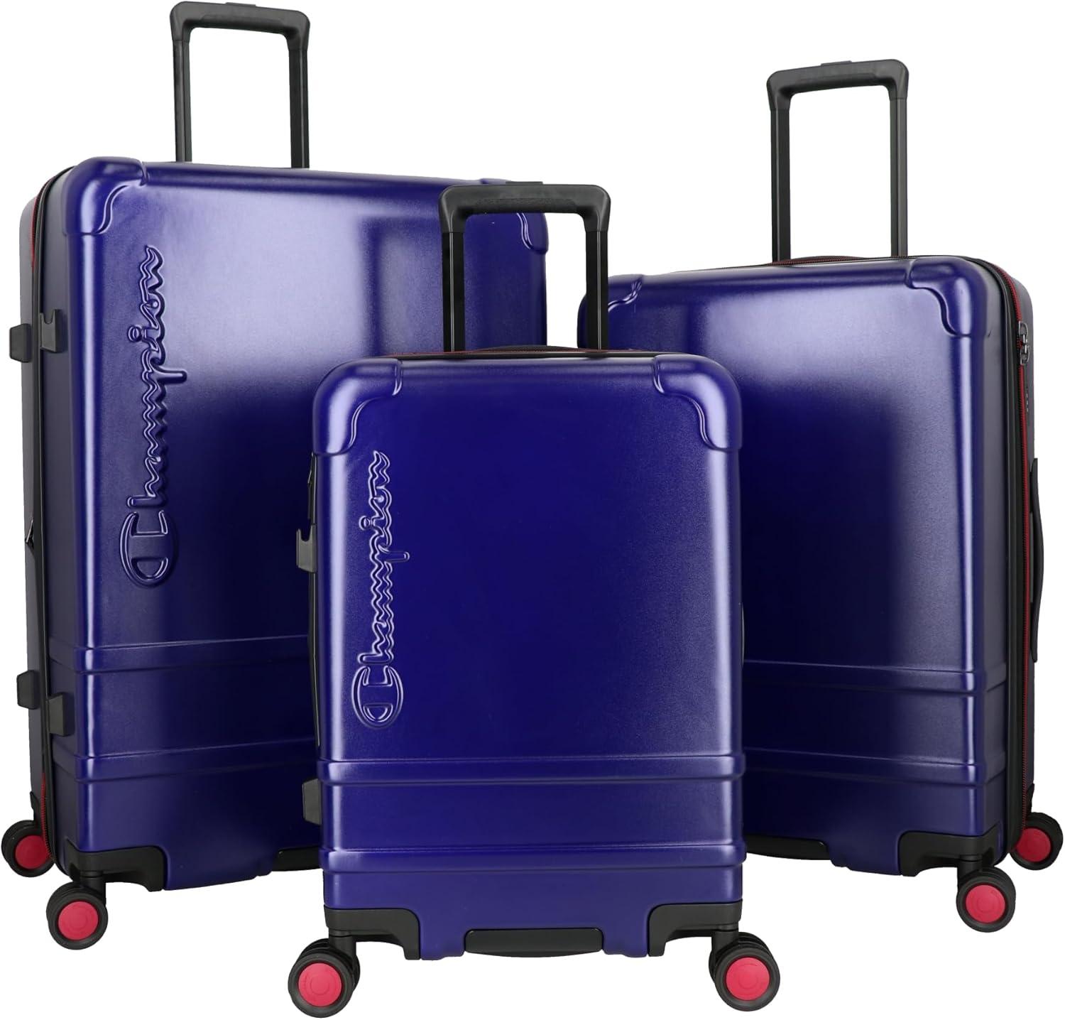 imageChampion 3Piece Luggage Set 21 25 29 Hardshell Suitcases with 8 Spinner Wheels Expandable CarryOn ampamp Checked Luggage Durable ABS Material Travel Bags With TSA Lock AstralAstral
