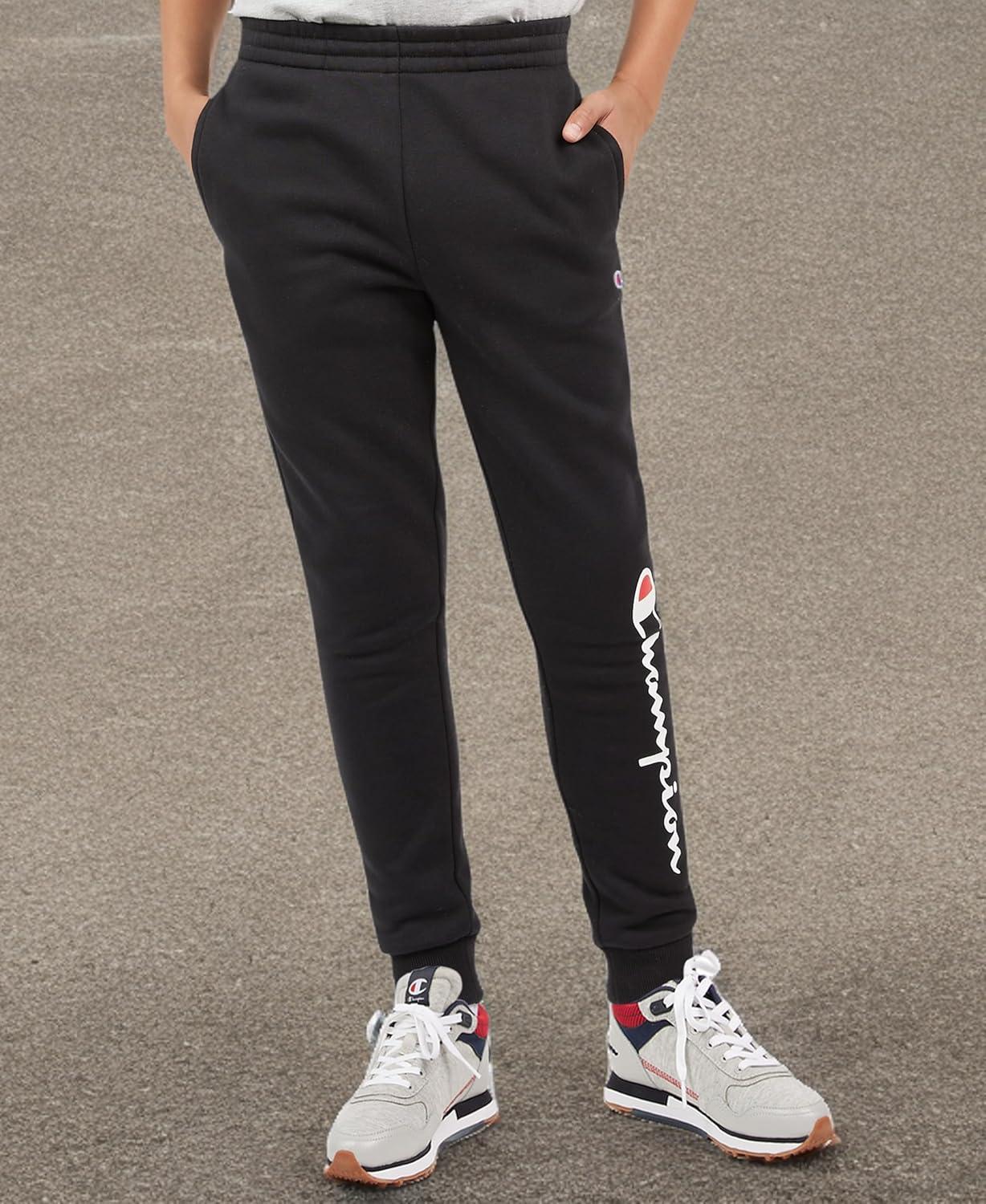 imageChampion Boys Boys Sweatpants Fleece Jogger PantsSignature Black