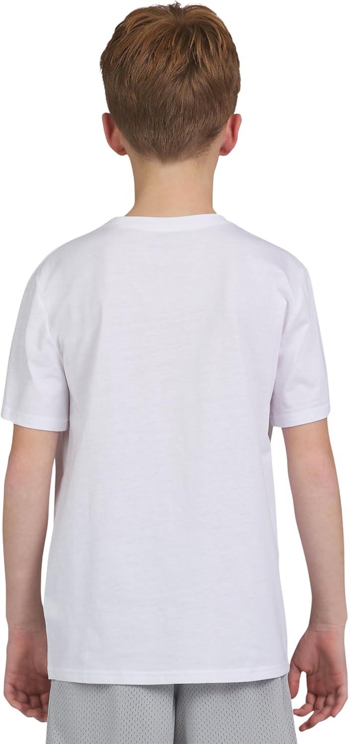 imageChampion Boys Champion Boys Tee Shirt Short Sleeve Logo TShirt for KidsSignature White
