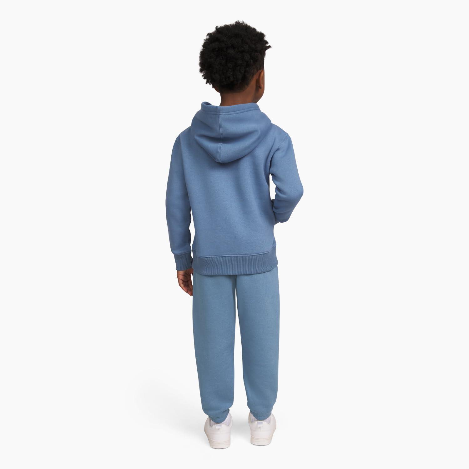 imageChampion Boys Hoodie and Jogger Set for Kids 2 Piece Athletic Sweatsuit SetsDusty Blue