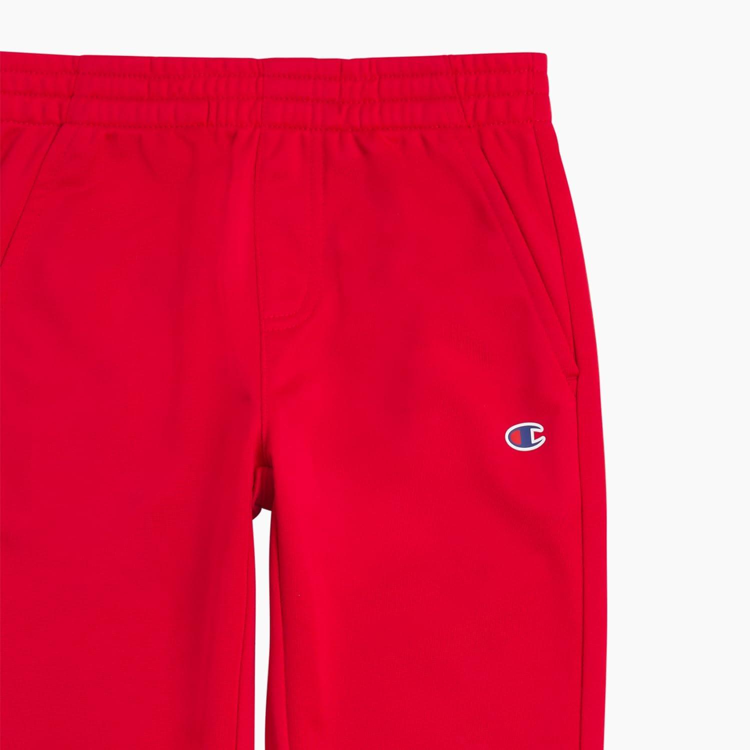 imageChampion Boys Jogger Set Fleece Hoodie and Sweatpants TracksuitLychee Black