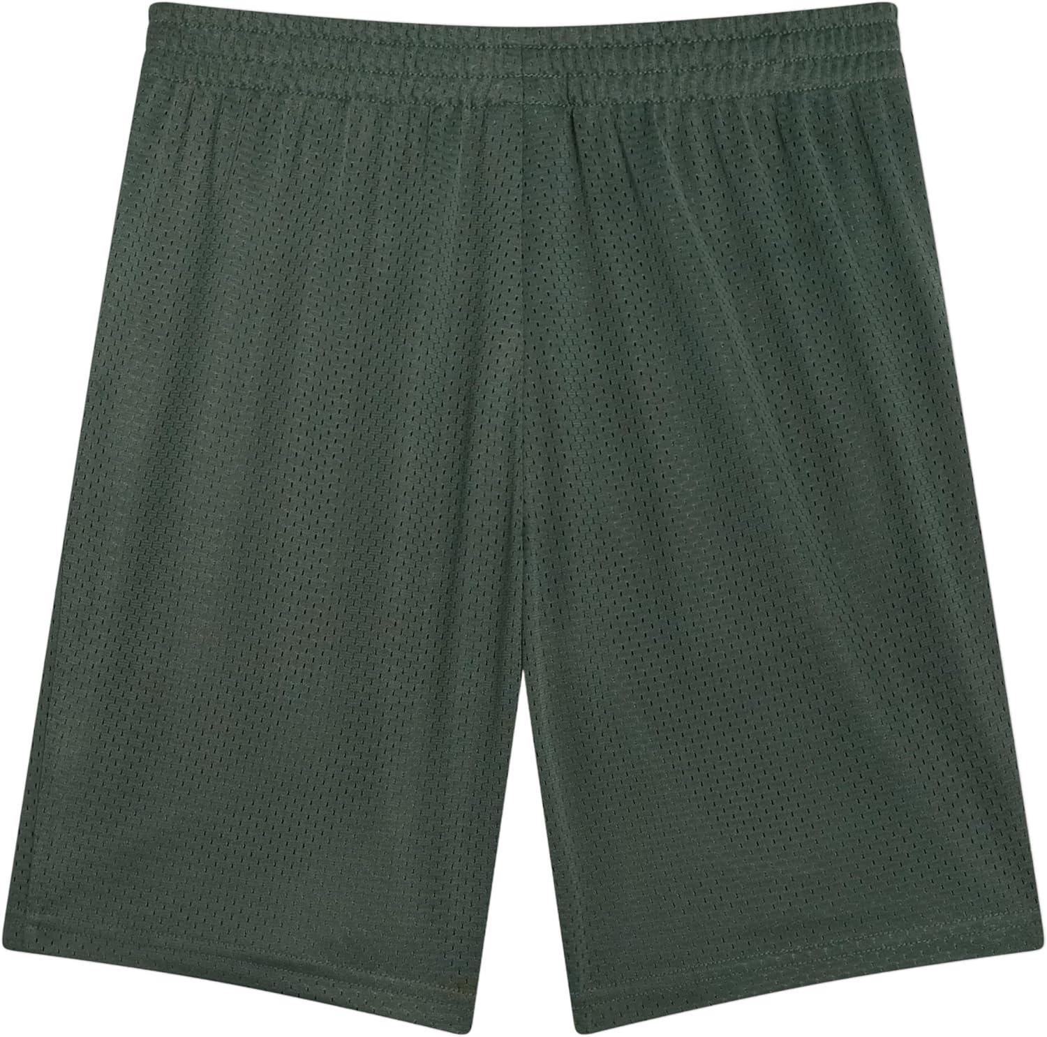 imageChampion Boys Shorts Athletic Mesh Basketball Shorts for BoysSignature Dark Forest