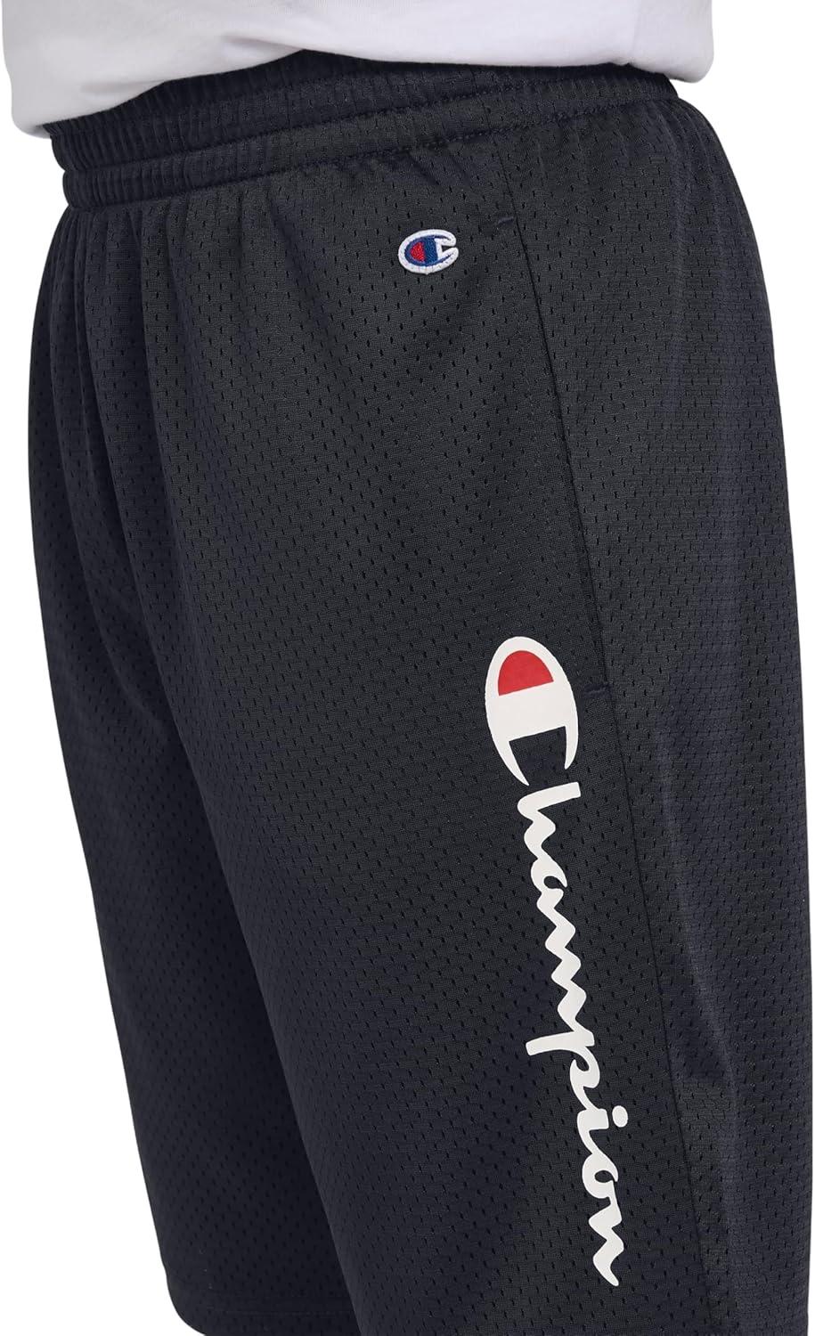 imageChampion Boys Shorts Athletic Mesh Basketball Shorts for BoysSignature Dark Navy