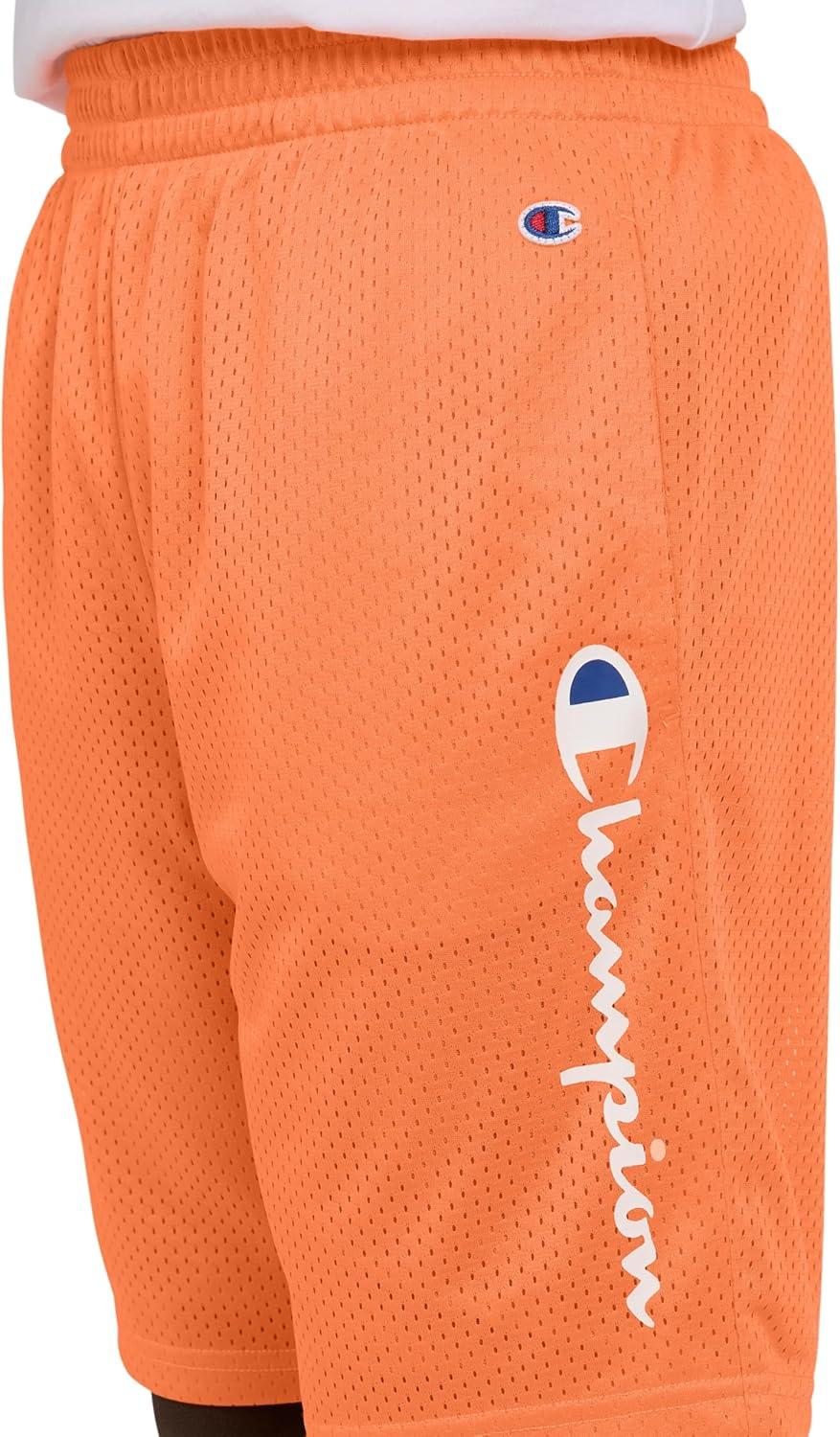 imageChampion Boys Shorts Athletic Mesh Basketball Shorts for BoysSignature Nectarine