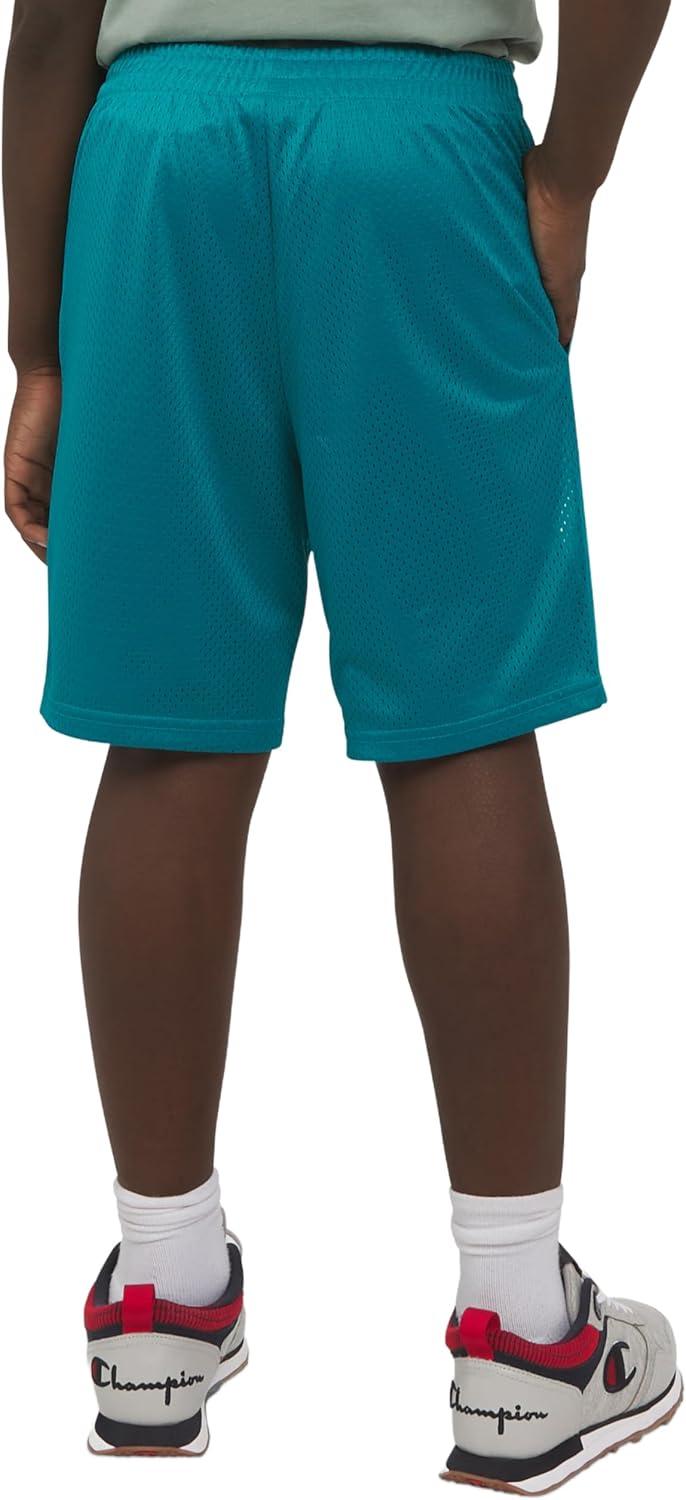 imageChampion Boys Shorts Athletic Mesh Basketball Shorts for BoysSignature Tile Blue