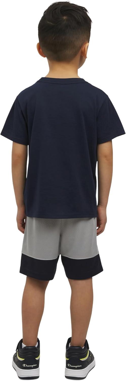 imageChampion Boys Shorts Sets 2 Piece Tee Shirt and Athletic Shorts for KidsDark Navygrey