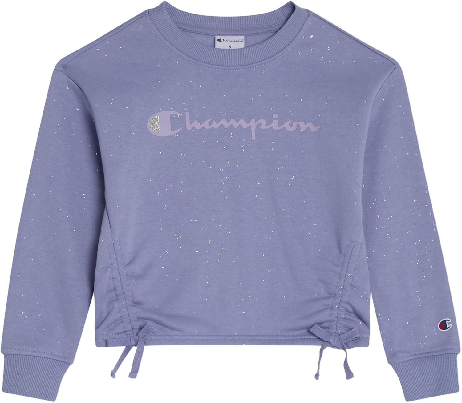 imageChampion Girls Hoodie and Sweatpant Set for Kids Athletic Fleece SweatsuitMeadow