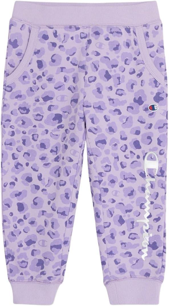 imageChampion Girls Hoodie and Sweatpant Set for Kids Athletic Fleece SweatsuitPastel Lilac