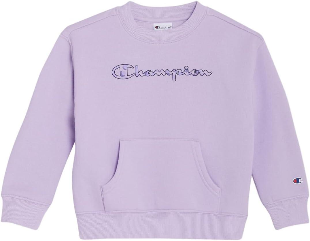 imageChampion Girls Hoodie and Sweatpant Set for Kids Athletic Fleece SweatsuitPastel Lilac