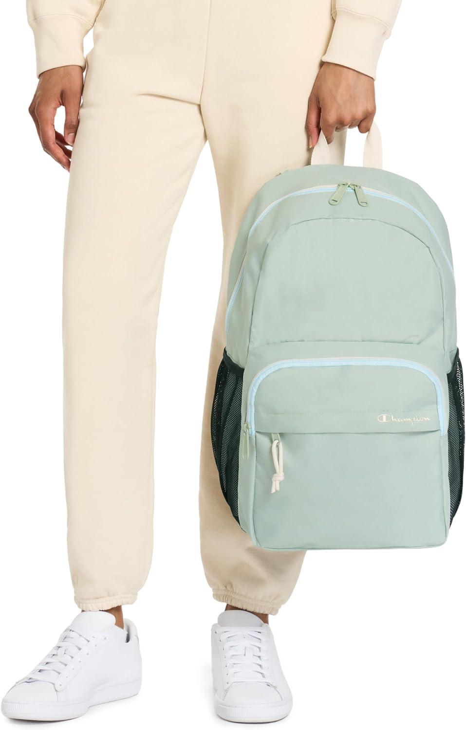 imageChampion Luna Laptop Backpack with Padded Adjustable Straps Water Bottle Pocket for Work Travel Daily Use Black MediumBlack