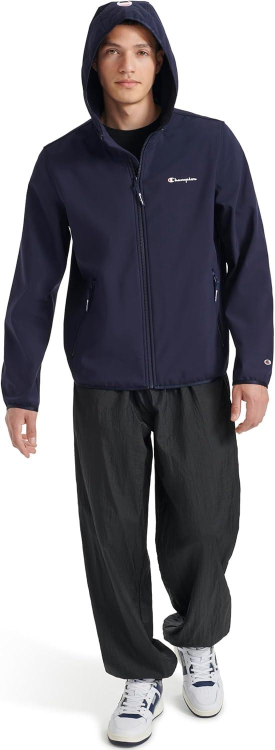 imageChampion Mens Lightweight Active Soft Shell Jacket With HoodPeacoat