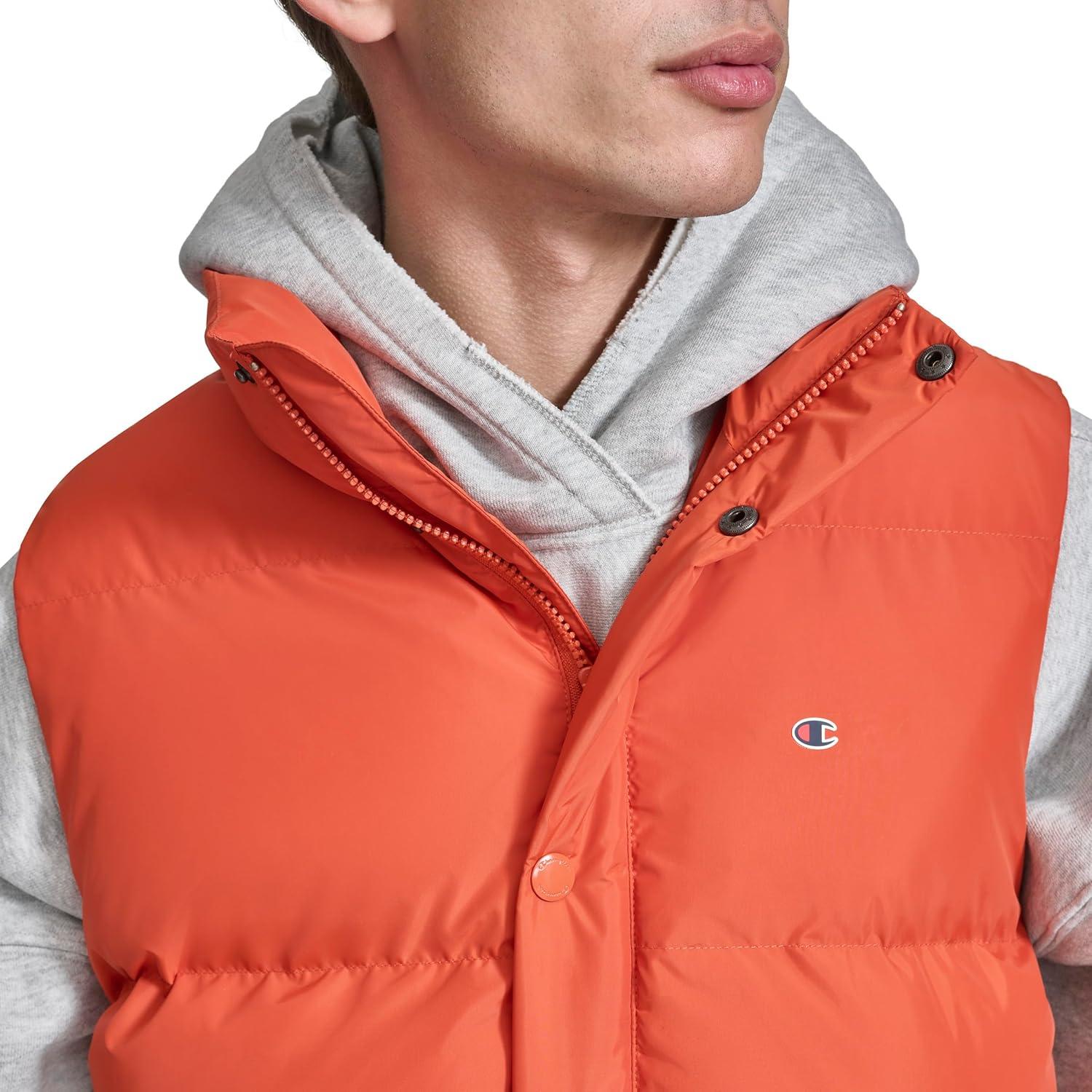 imageChampion Mens Puffer Vest With LogoOrange